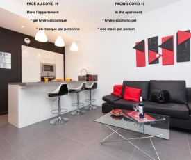 7e Art 2 pièces 3 étoiles calme plein centre Cannes 5mn plages et Palais