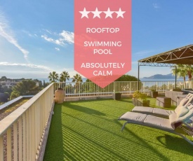 KIKILOUE ROOFTOP TERRACE in residential property WITH POOL & SEA VIEW !