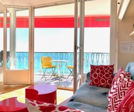 Apart Hotel Riviera - Promenade des anglais - 1 Bedroom AC apartement - Amazing Sea View - Large terrasse - Balcon Vague Bleue