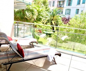 Apart Hotel Riviera - Coeur Nice - Grand Superieur Studio AC - Incroyable Terrasse - Garden View - Terrasse Jardin Pastorelli