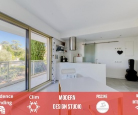 Modern Design Studio - Piscine - Résidence standing - Wifi
