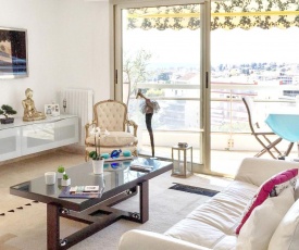 Appartement d'une chambre a Le Cannet avec magnifique vue sur la mer balcon amenage et WiFi a 3 km de la plage